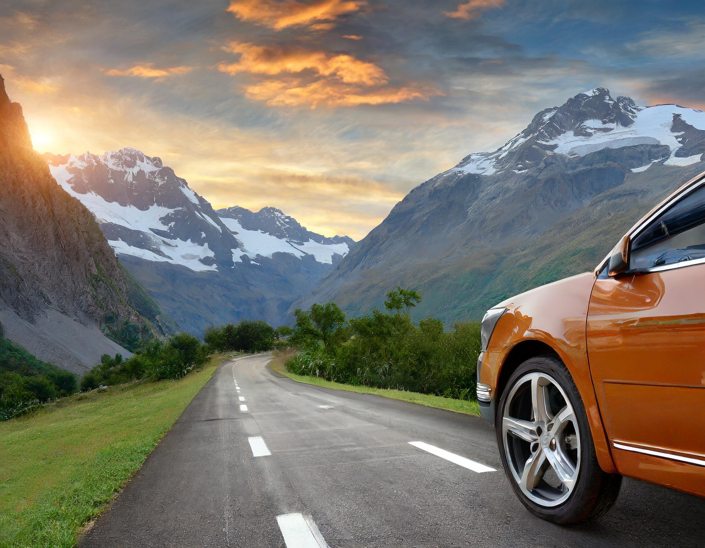 Eleganter und klassischer 3D-gedruckter Modellwagen mit komplexem Design.